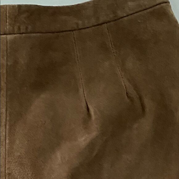 Bernardo Tan Real Suede Pants Size 8 New with tags - Picture 5 of 16
